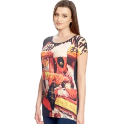 Deadpool - Chimichanga Girlie Shirt Loose Fit schwarz