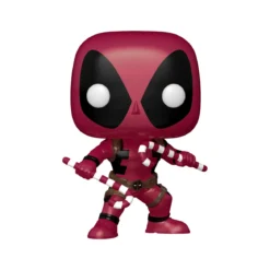 Deadpool Christmas T-Shirt mit Funko Pop Figur