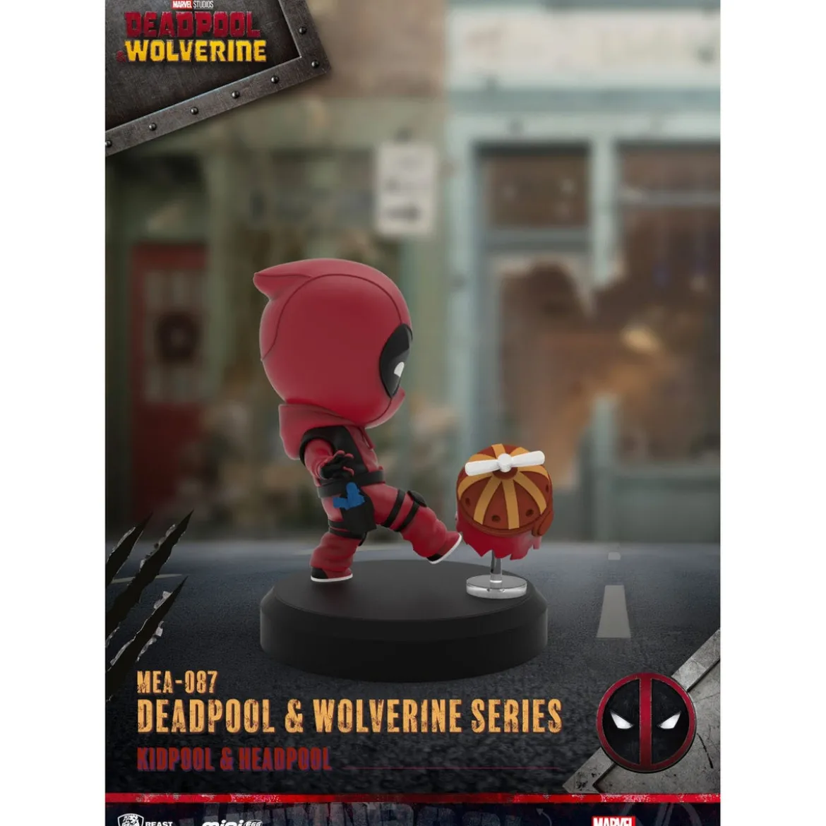 Deadpool 3 Deadpool & Wolverine Series Mini Egg Attack Figuren Set 8 cm
