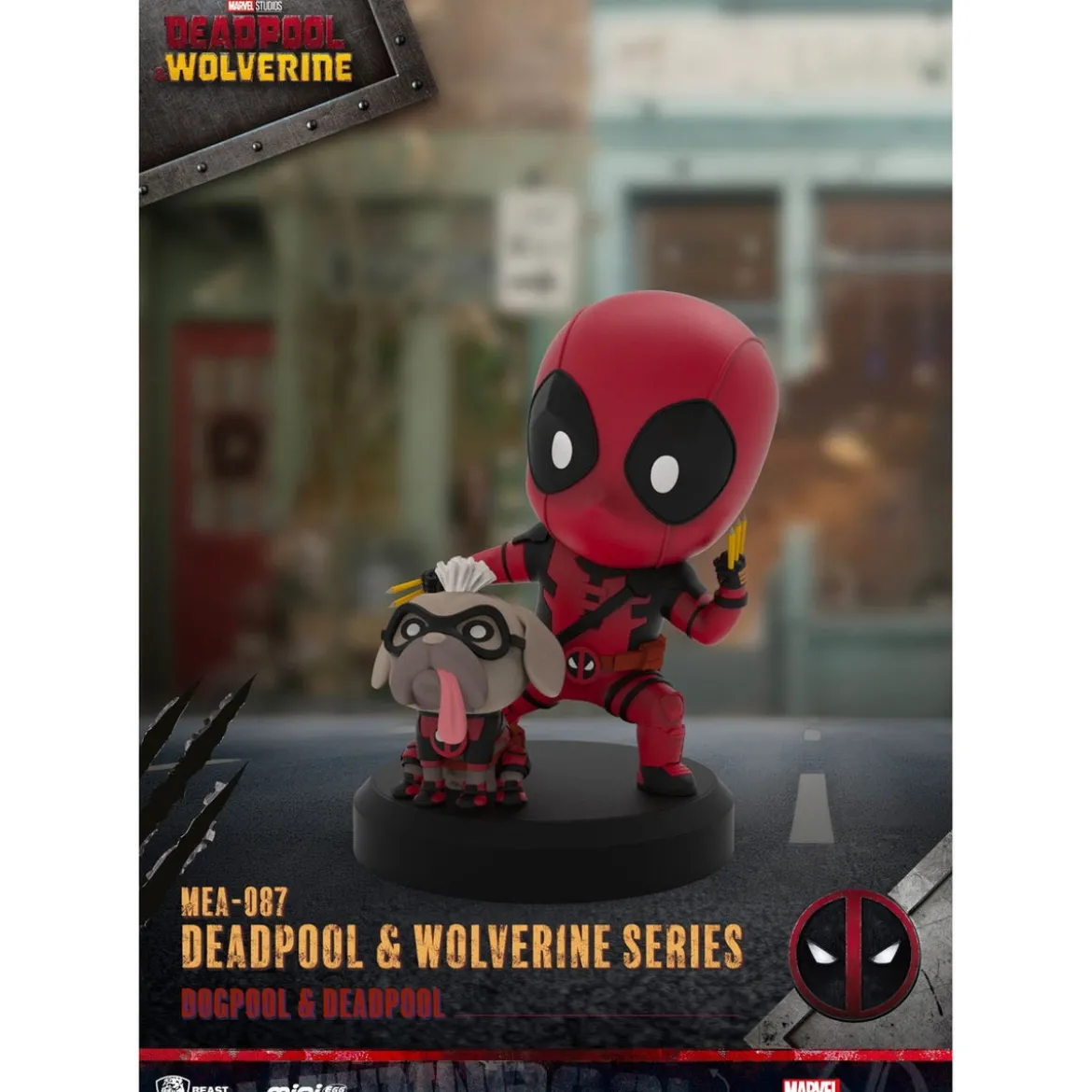 Deadpool 3 Deadpool & Wolverine Series Mini Egg Attack Figuren Set 8 cm