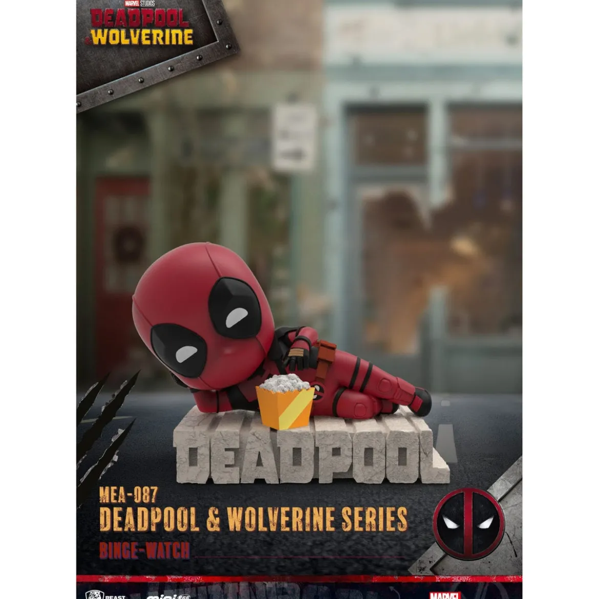 Deadpool 3 Deadpool & Wolverine Series Mini Egg Attack Figuren Set 8 cm