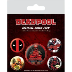 Deadpool 5er Button-Set