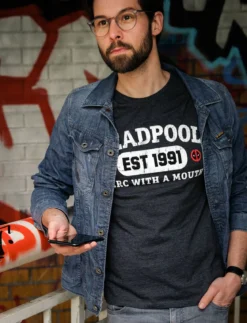 Deadpool - Est 1991 T-Shirt grau