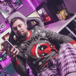 Deadpool - Ho! Ho! Ho! Strickpullover
