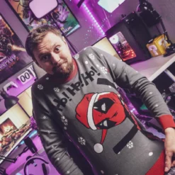 Deadpool - Ho! Ho! Ho! Strickpullover
