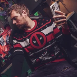 Deadpool - Logo Strickpullover