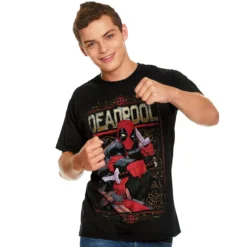 Deadpool - Ready to Fight T-Shirt schwarz