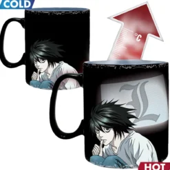 Death Note - Light Yagami & L Lawliet Thermoeffekt Tasse