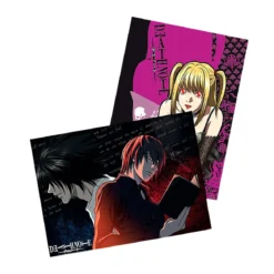Death Note - L vs. Light & Misa Chibi Poster 2er Set