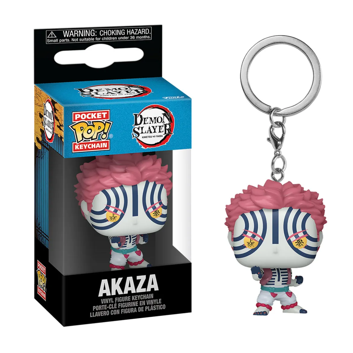 Demon Slayer - Akaza Funko Pop Schlüsselanhänger