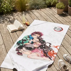 Demon Slayer - Nezuko und Tanjiro Kamado Badetuch