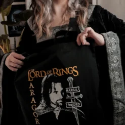 Der Herr der Ringe - Aragorn Jutebeutel schwarz