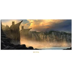 Der Herr der Ringe - Argonath die Säulen der Könige Kunstdruck