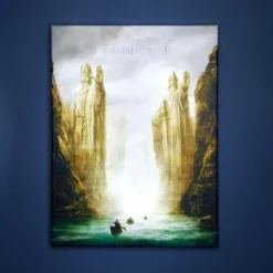 Der Herr der Ringe - Argonath Wandbild mit Licht