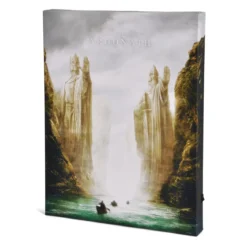 Der Herr der Ringe - Argonath Wandbild mit Licht