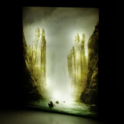 Der Herr der Ringe - Argonath Wandbild mit Licht