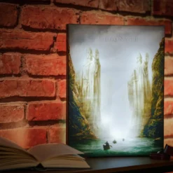 Der Herr der Ringe - Argonath Wandbild mit Licht