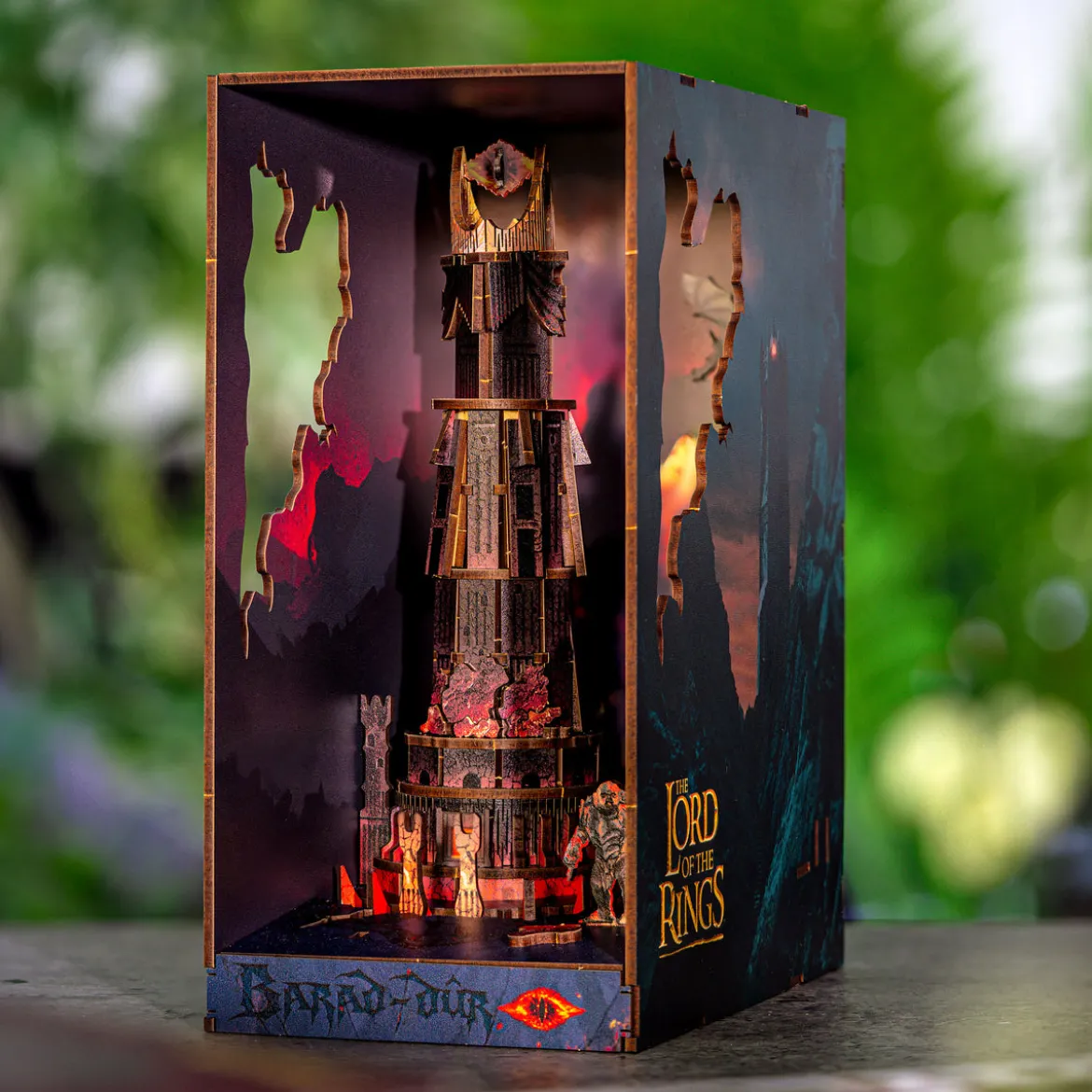 Der Herr der Ringe - Barad-dur Book Nook Modell Bausatz Holz