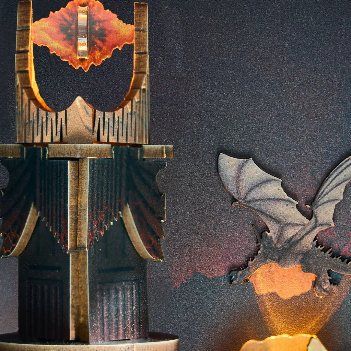Der Herr der Ringe - Barad-dur Book Nook Modell Bausatz Holz