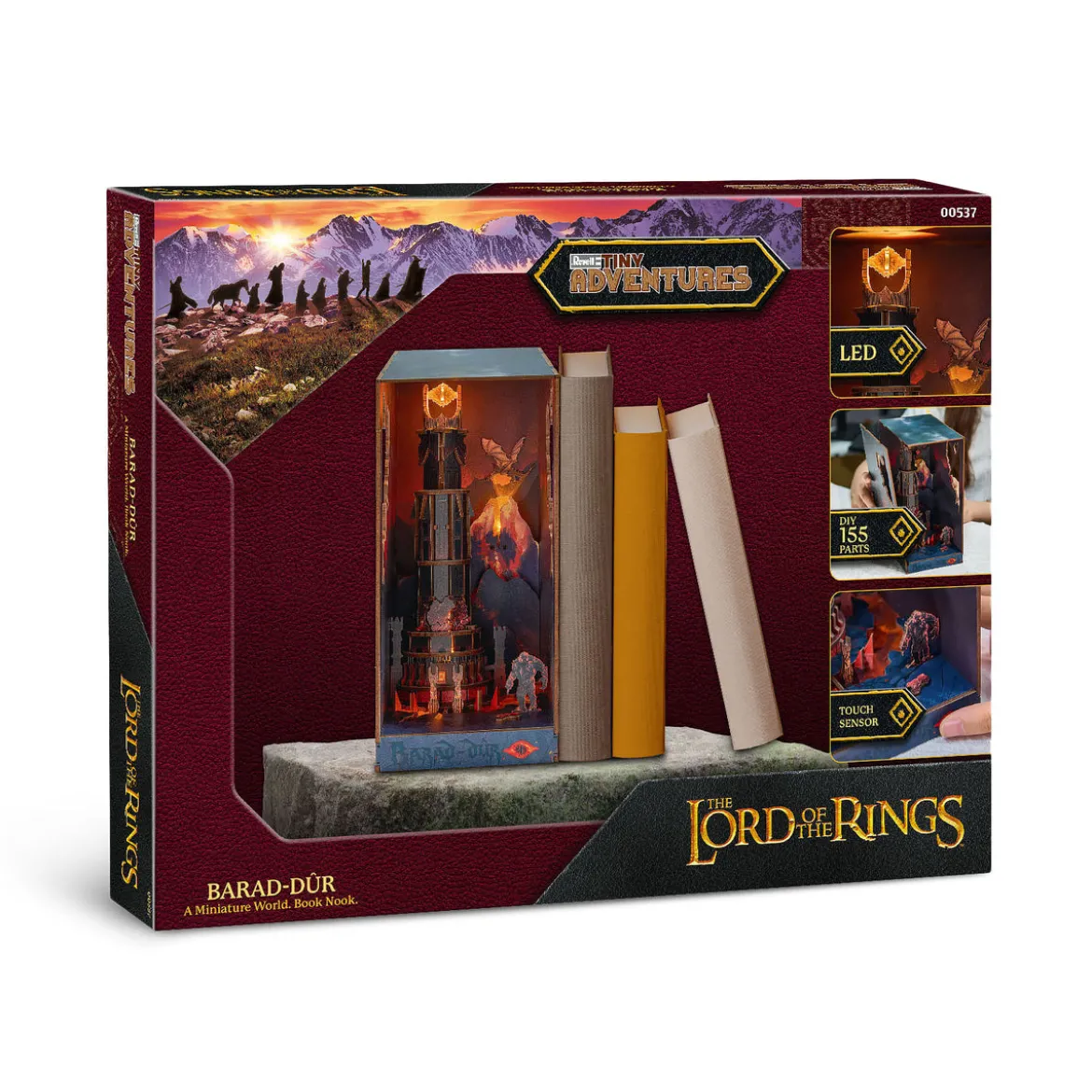 Der Herr der Ringe - Barad-dur Book Nook Modell Bausatz Holz