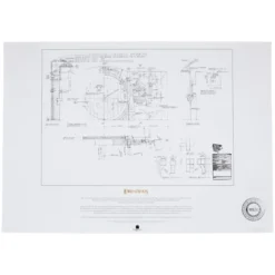 Der Herr der Ringe Bauplan Kunstdruck Beutelsend 59 x 42 cm