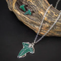 Der Herr der Ringe - Blattbrosche Schmuckset in Geschenkbox