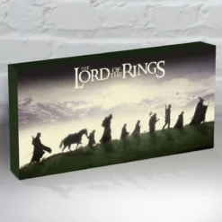 Der Herr der Ringe - Die Gefährten Wandbild mit Licht