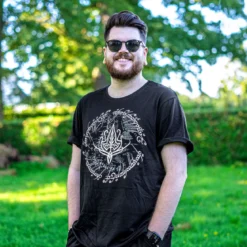 Der Herr der Ringe - Elbenblatt T-Shirt schwarz