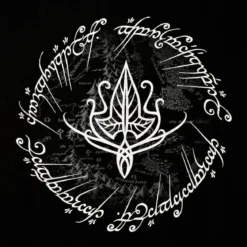 Der Herr der Ringe - Elbenblatt T-Shirt schwarz