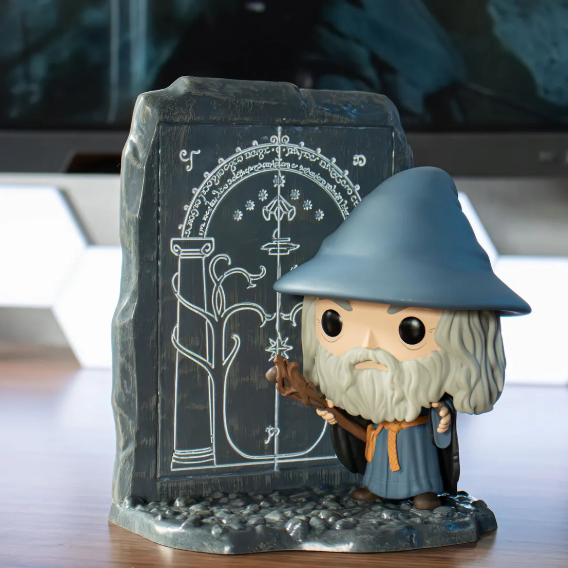 Der Herr der Ringe - Gandalf vor den Türen von Moria Funko Pop Diorama