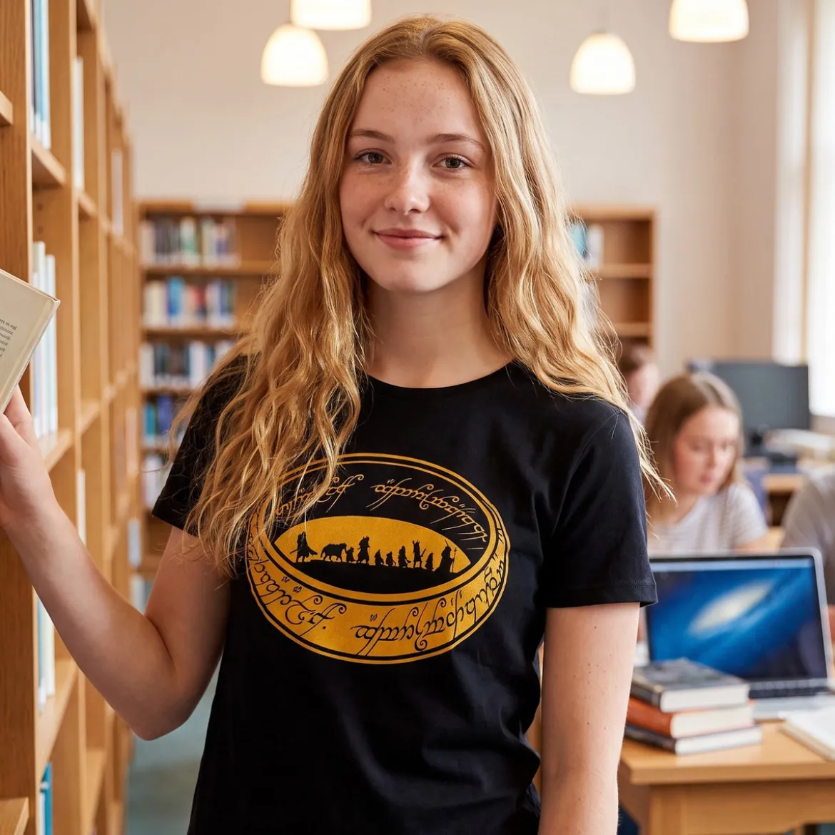 Der Herr der Ringe - Gefährten des Rings T-Shirt schwarz