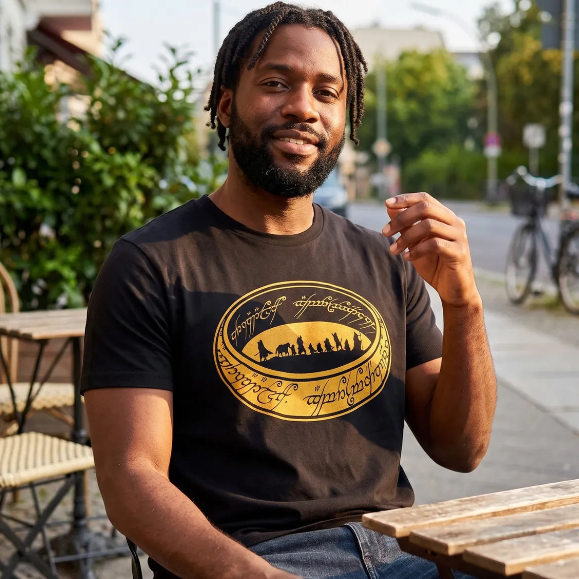 Der Herr der Ringe - Gefährten des Rings T-Shirt schwarz