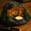 Der Herr der Ringe - Hobbit Höhle Auenland Diorama Teelichthalter