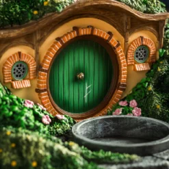 Der Herr der Ringe - Hobbit Höhle Auenland Diorama Teelichthalter