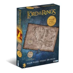 Der Herr der Ringe - Karte von Mittelerde Puzzle
