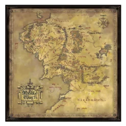 Der Herr der Ringe - Karte von Mittelerde Puzzle