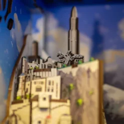 Der Herr der Ringe - Minas Tirith Book Nook Modell Bausatz Holz