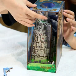 Der Herr der Ringe - Minas Tirith Book Nook Modell Bausatz Holz