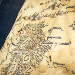 Der Herr der Ringe - Mittelerde Karte Flauschdecke mit Teddyfell