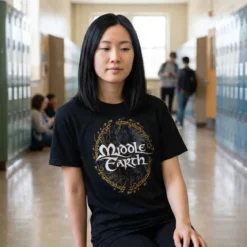 Der Herr der Ringe - Mittelerde T-Shirt schwarz
