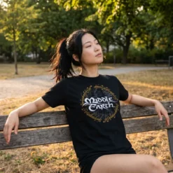 Der Herr der Ringe - Mittelerde T-Shirt schwarz
