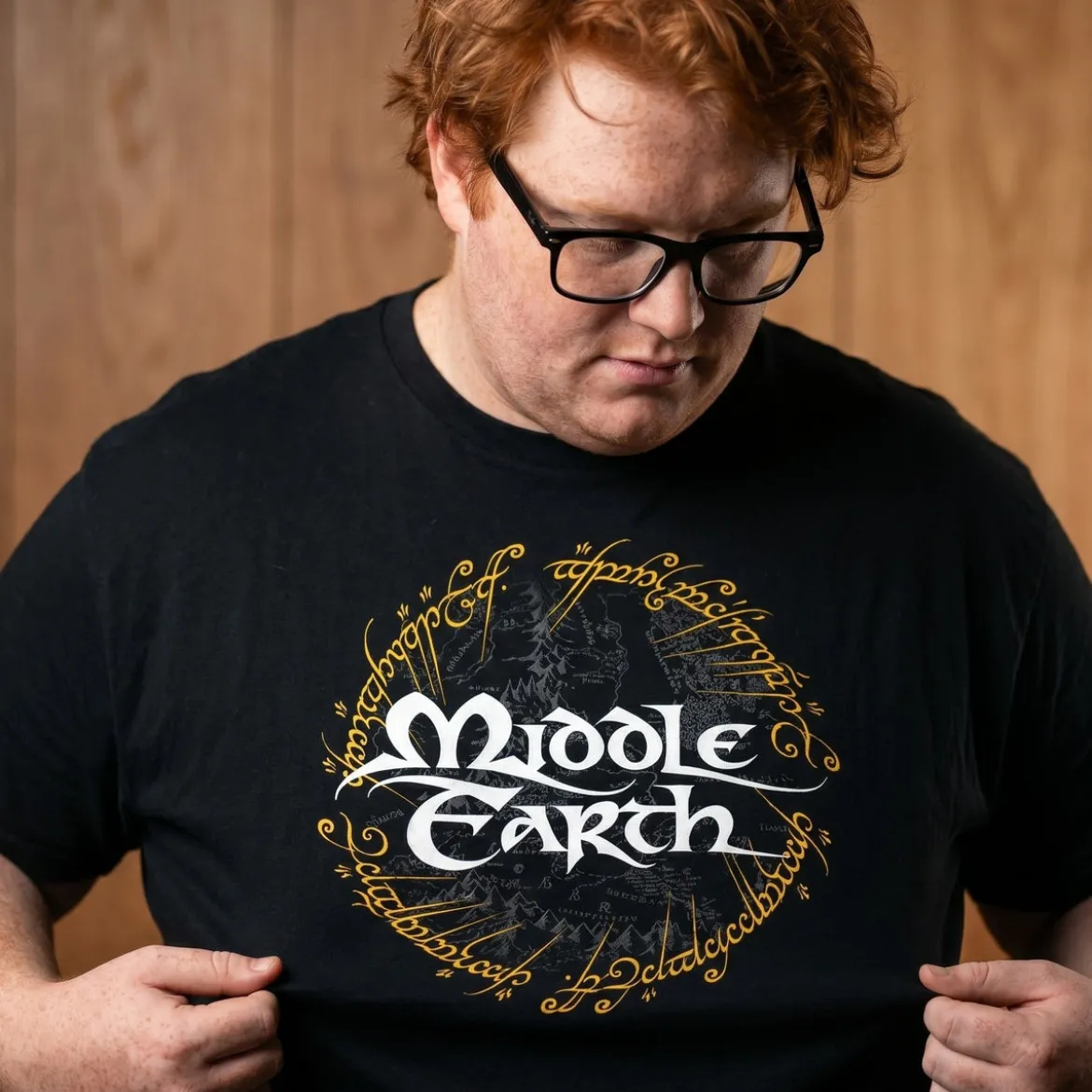 Der Herr der Ringe - Mittelerde T-Shirt schwarz