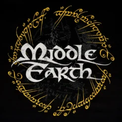 Der Herr der Ringe - Mittelerde T-Shirt schwarz