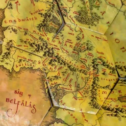 Der Herr der Ringe - Mittelerdekarte Untersetzer 12er Set
