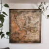 Der Herr der Ringe - Mittelerdekarte Wall Scroll