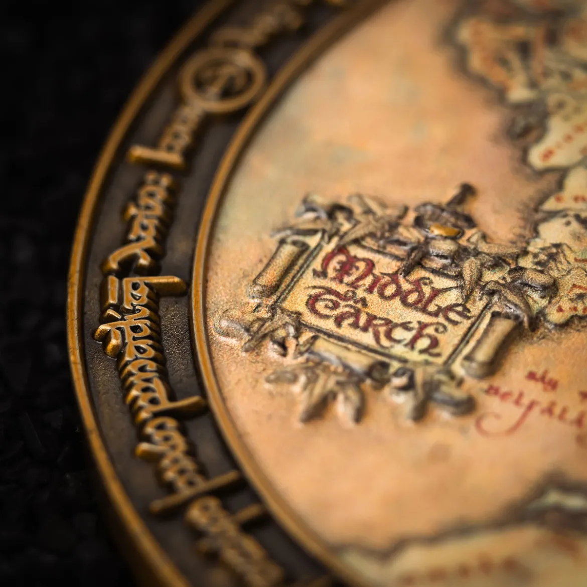 Der Herr der Ringe - Mittelerdekarte Sammlermünze limitiert