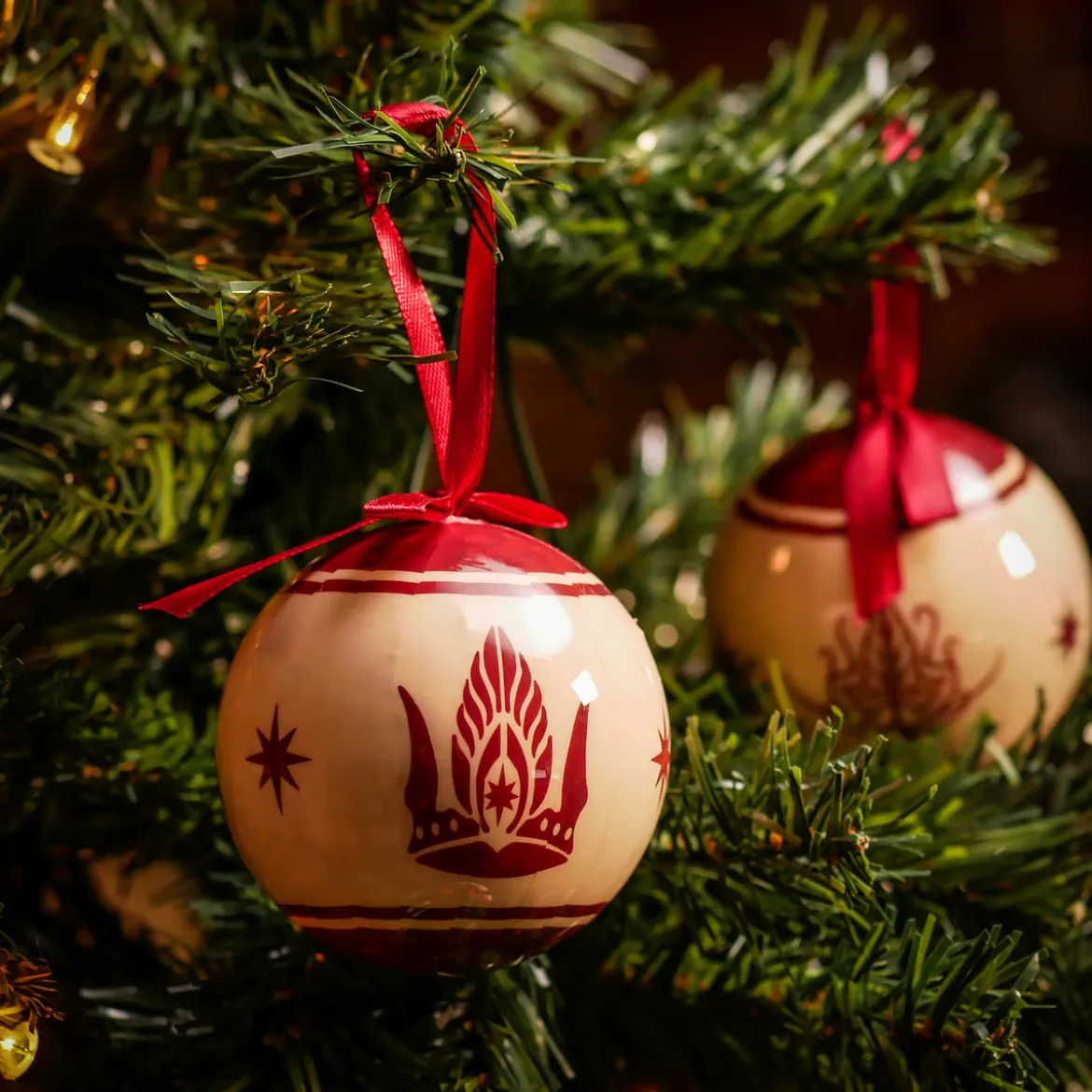 Der Herr der Ringe - Mittelerde Symbole Weihnachtsbaumkugeln 14tlg