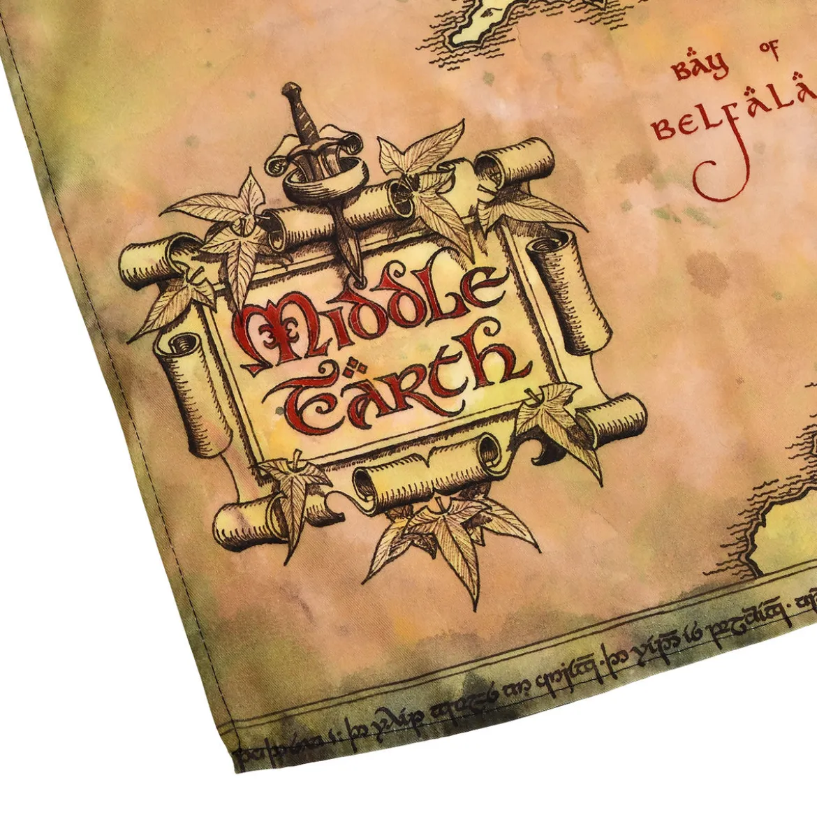 Der Herr der Ringe - Mittelerde Karte Schürze mit Ofenhandschuh