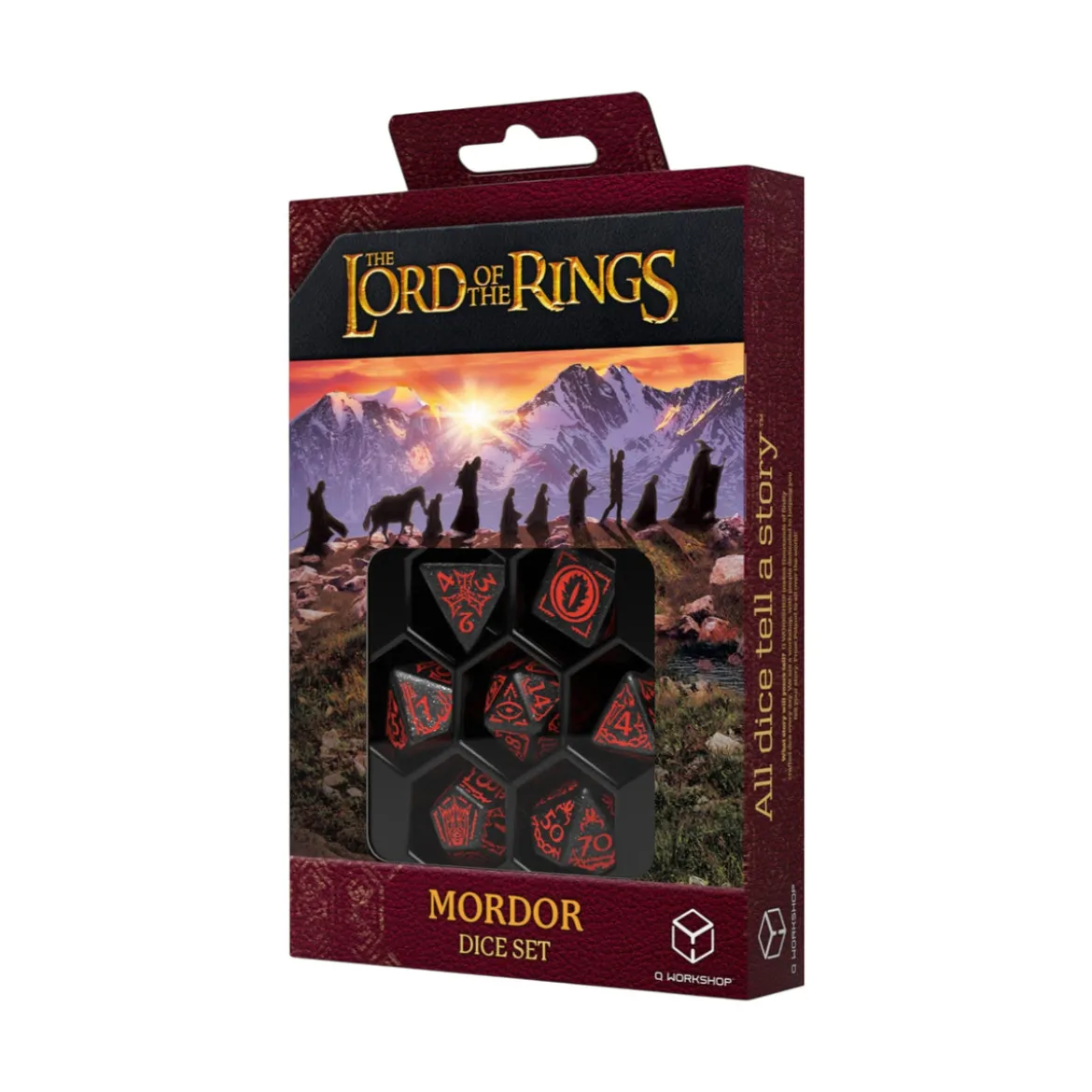 Der Herr der Ringe - Mordor RPG Würfel Set 7tlg