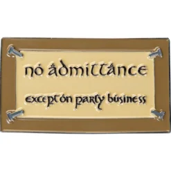 Der Herr der Ringe - No Admittance Magnet